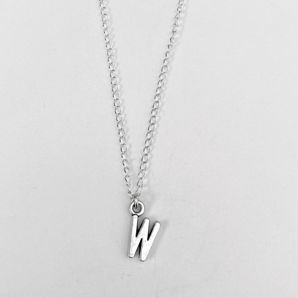 Sherry Moss Jewelry - 3 for $49 New Silver "W" Initial Necklace